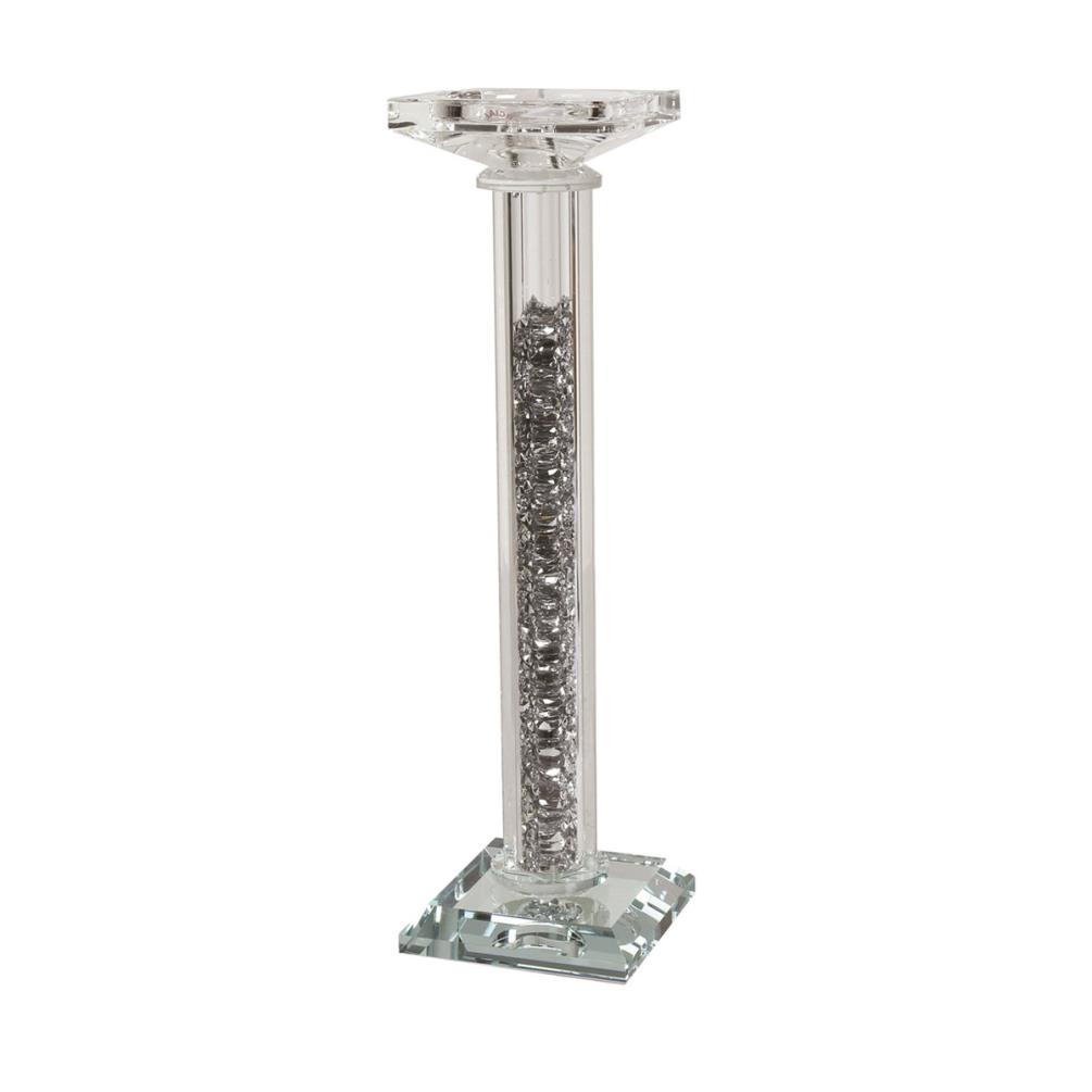 Straits Beaded Crystal Pillar Candle Holder £11.99